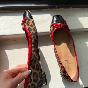 Aquazzura cheetah flats